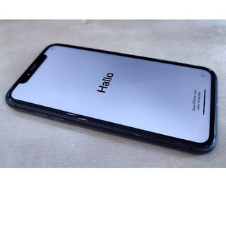 アイフォーン(iPhone)のiPhone11 128GB SIMロック解除済 ガラス割れ ジャンク扱い(スマートフォン本体)
