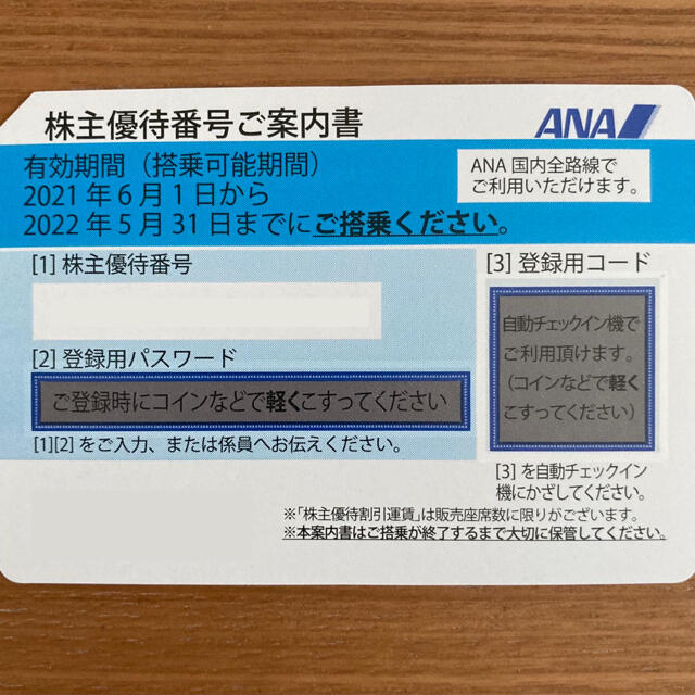 ANA(全日本空輸)(エーエヌエー(ゼンニッポンクウユ))のANA 株主優待　冊子付き チケットの優待券/割引券(その他)の商品写真