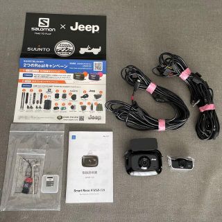 ジープ(Jeep)の値下！【Jeep純正】前後ドライブレコーダー（Jeepオリジナルシール付き）(車内アクセサリ)