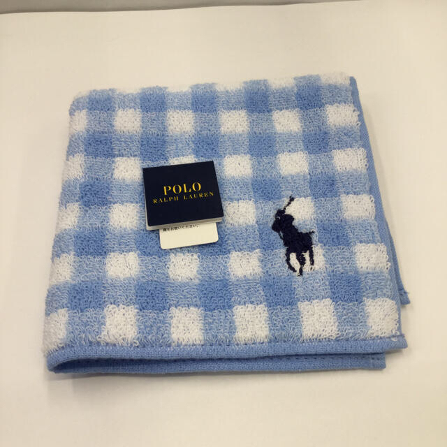 POLO RALPH LAUREN(ポロラルフローレン)の【新品・未使用】POLO  RALPH LAUREN◆タオルハンカチ◆2枚セット レディースのファッション小物(ハンカチ)の商品写真