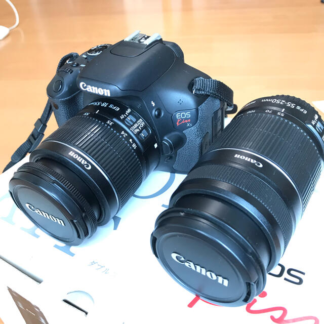 人気ブランドを 【美品】Canon EOS Kiss X5 ダブルズームキット