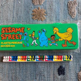 セサミストリート(SESAME STREET)のセサミストリート　　ふでばことえんぴつセット(ペンケース/筆箱)