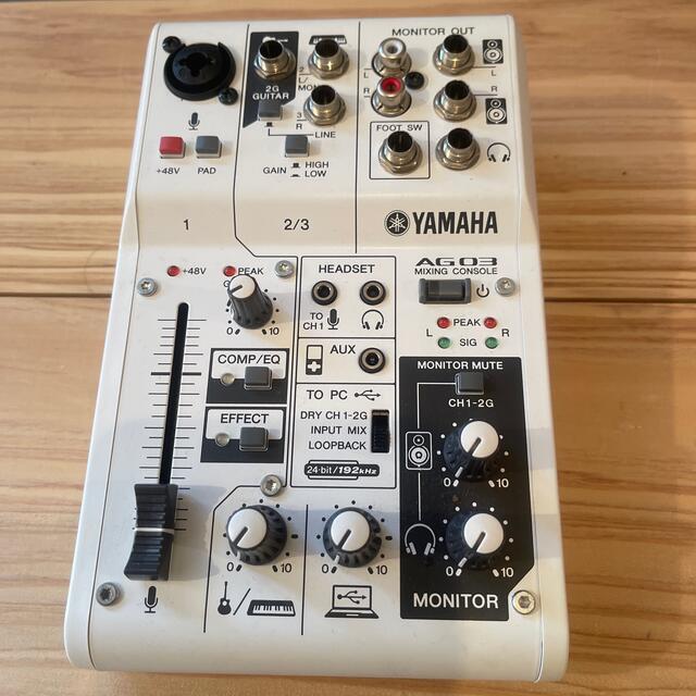 Yamaha AG03 配信 ミキサー/オーディオインターフェース - オーディオ