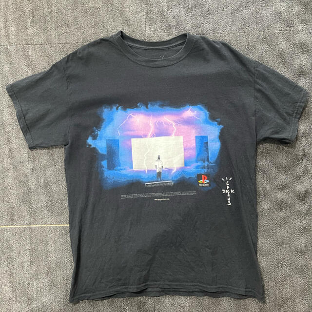 トラビススコット　PlayStation5 カクタスジャックレコード　tシャツtravis