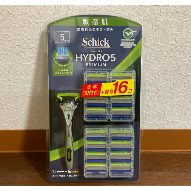 Schick HYDRO5 メンズシェーバー 敏感肌向け 替刃16コセット