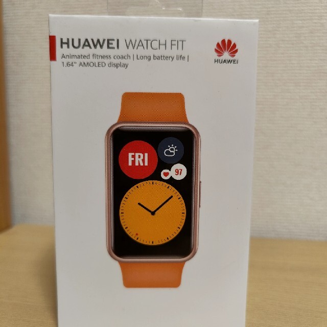 HUAWEI(ファーウェイ)のHUAWEI　watch fit 新品　未使用　スマートウォッチ メンズの時計(腕時計(デジタル))の商品写真