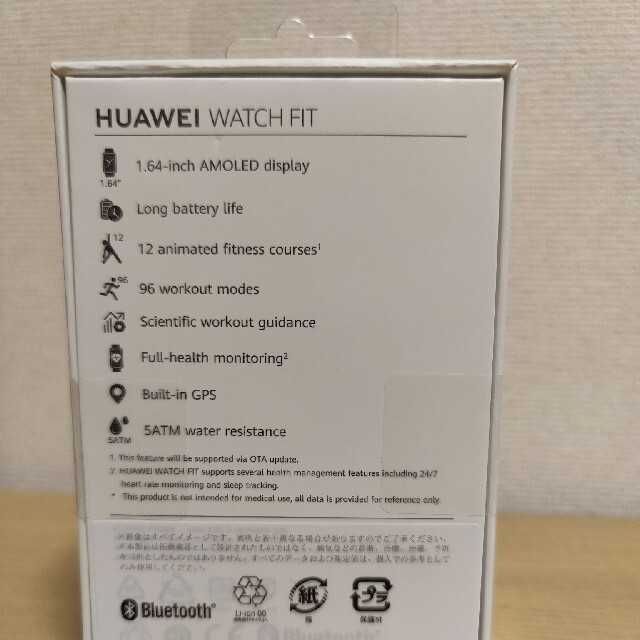 HUAWEI(ファーウェイ)のHUAWEI　watch fit 新品　未使用　スマートウォッチ メンズの時計(腕時計(デジタル))の商品写真