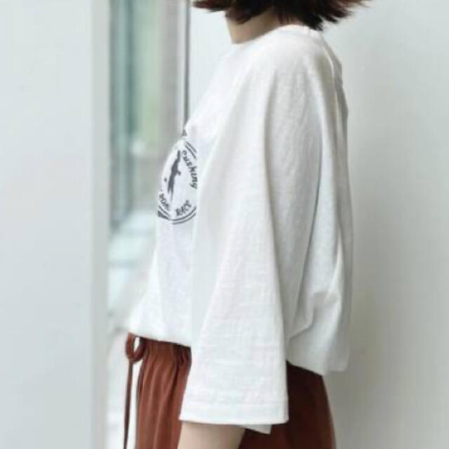 L'Appartement DEUXIEME CLASSE(アパルトモンドゥーズィエムクラス)の【Americana/アメリカーナ】Half Sleeve T-sh レディースのトップス(Tシャツ(半袖/袖なし))の商品写真