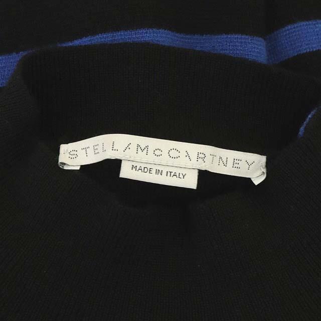 Stella McCartney(ステラマッカートニー)のステラマッカートニー ニット セーター モックネック 40 ブラック ブルー レディースのトップス(ニット/セーター)の商品写真