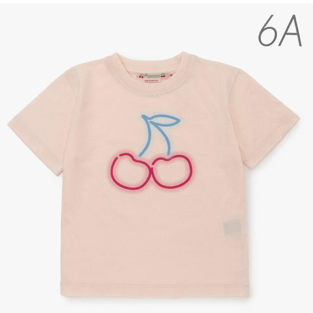 Bonpoint(ボンポワン)の新品未使用  Bonpoint  Tシャツ  6A  チェリー キッズ/ベビー/マタニティのキッズ服女の子用(90cm~)(Tシャツ/カットソー)の商品写真