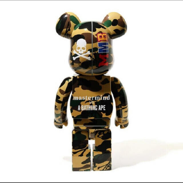 MEDICOM TOY(メディコムトイ)のmastermind VS BAPE® BE@RBRICK 1000% エンタメ/ホビーのフィギュア(その他)の商品写真