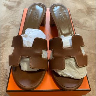 エルメス(Hermes)のエルメス　オアジスゴールド361/2(サンダル)