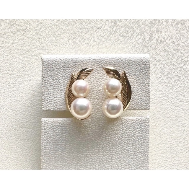 MIKIMOTO アコヤ真珠イヤリング K14 新版 24990円 kinetiquettes.com