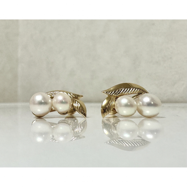 MIKIMOTO(ミキモト)のMIKIMOTO アコヤ真珠イヤリング　K14 レディースのアクセサリー(イヤリング)の商品写真