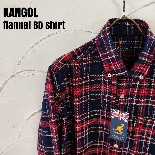 KANGOL(カンゴール)のKANGOL/カンゴール チェック柄 BD ネルシャツ メンズのトップス(シャツ)の商品写真