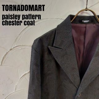 トルネードマート(TORNADO MART)のTORNADOMART/トルネードマート ペイズリー柄 チェスターコート(チェスターコート)