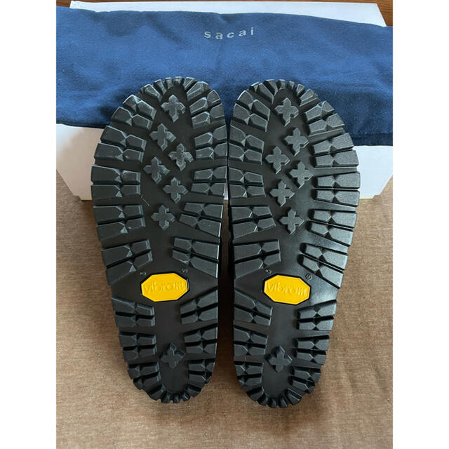 sacai(サカイ)の黒36新品 sacai サカイ レディース ロゴ フラット サンダル 23 レディースの靴/シューズ(サンダル)の商品写真