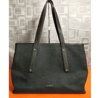 ポールスミス(Paul Smith)の【美品】ポールスミス Paul Smith トートバッグ 編み込み レザー 黒 (トートバッグ)