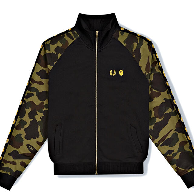 激レアXL新品！BAPE X FRED PERRY トラックジャケット　ジャージ