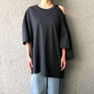 マルタンマルジェラ(Maison Martin Margiela)の20ss メゾン マルジェラ ワンショルダーオーバーTシャツ(Tシャツ(半袖/袖なし))