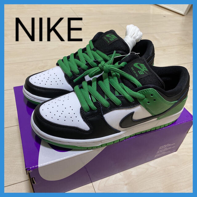 NIKE(ナイキ)の【新品未使用】 NIKE SB DUNK LOW CLASSIC GREEN  メンズの靴/シューズ(スニーカー)の商品写真