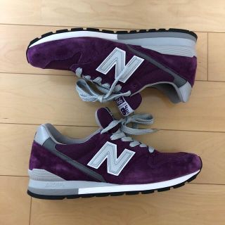 New Balance ニューバランス M996CRB ローカットスニーカー パープル