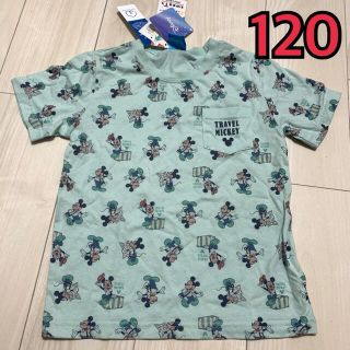 シマムラ(しまむら)の未使用タグ付き　ディズニー　レトロミッキーTシャツ　120(Tシャツ/カットソー)