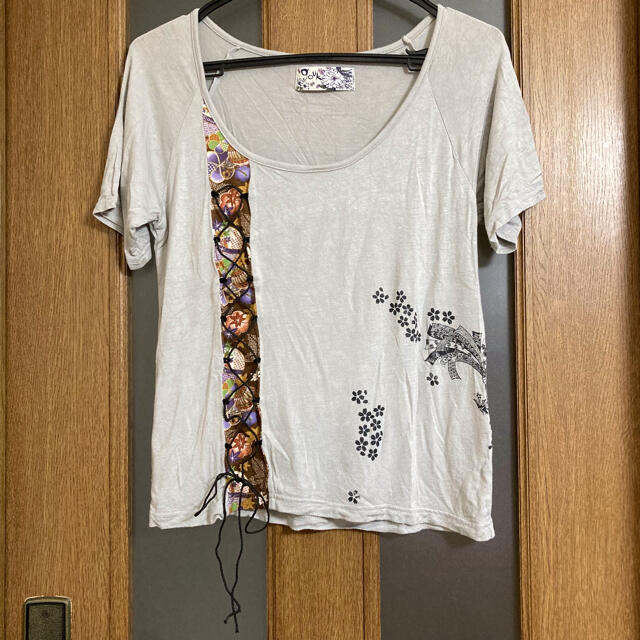 gouk 和柄Tシャツ レディースのトップス(Tシャツ(半袖/袖なし))の商品写真