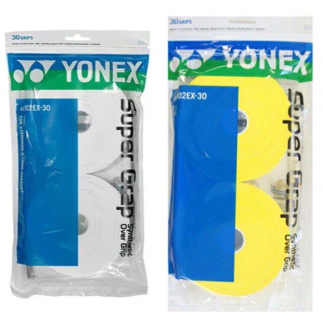 YONEX(ヨネックス)のネスプレッソ50カプセル＆ヨネックスウエットスーパーグリップテープ 白黄各３０本 スポーツ/アウトドアのテニス(その他)の商品写真