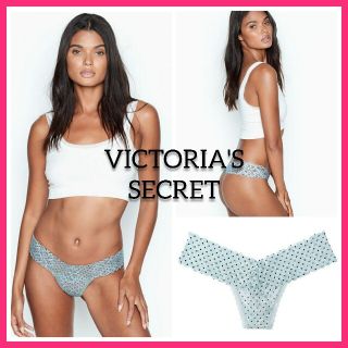 ヴィクトリアズシークレット(Victoria's Secret)のサックスブルードット/Sサイズ(ショーツ)