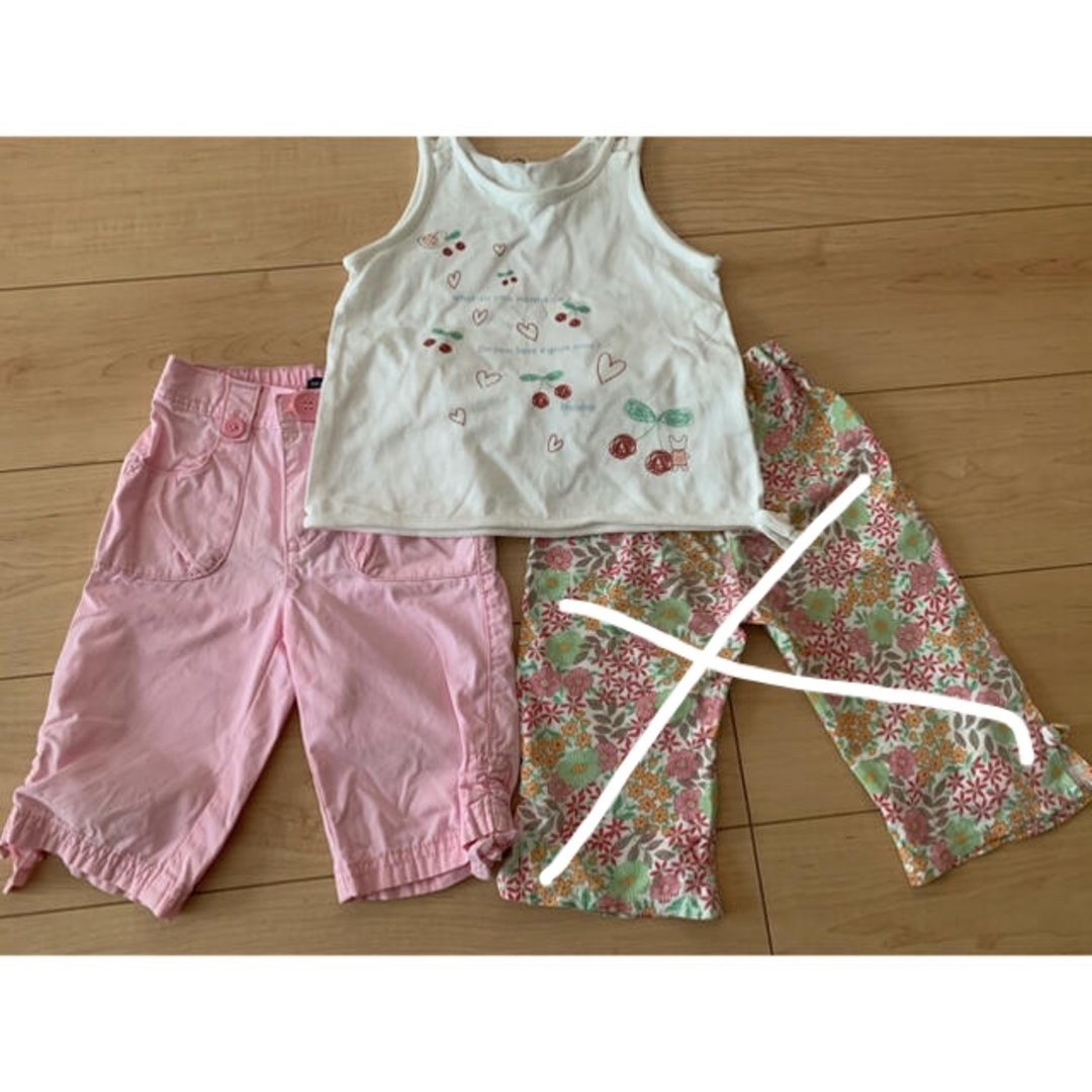 babyGAP(ベビーギャップ)のパンツ1枚&タンクトップセット キッズ/ベビー/マタニティのキッズ服女の子用(90cm~)(パンツ/スパッツ)の商品写真