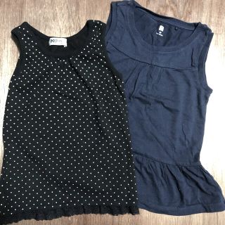 ユニクロ(UNIQLO)の110㎝　タンクトップ2枚セット(Tシャツ/カットソー)