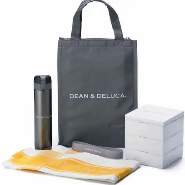 DEAN & DELUCA(ディーンアンドデルーカ)のM グレー DEAN&DELUCA保冷バッグエコバッグトートバッグクーラーバッグ レディースのバッグ(エコバッグ)の商品写真