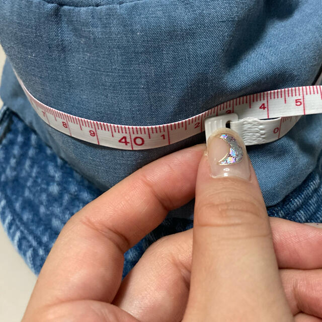 babyGAP(ベビーギャップ)のbabyGAP デニム バケットハット キッズ/ベビー/マタニティのこども用ファッション小物(帽子)の商品写真