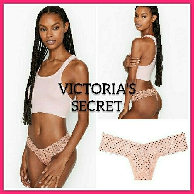 Victoria's Secret(ヴィクトリアズシークレット)のピンクベージュドット/Sサイズ レディースの下着/アンダーウェア(ショーツ)の商品写真