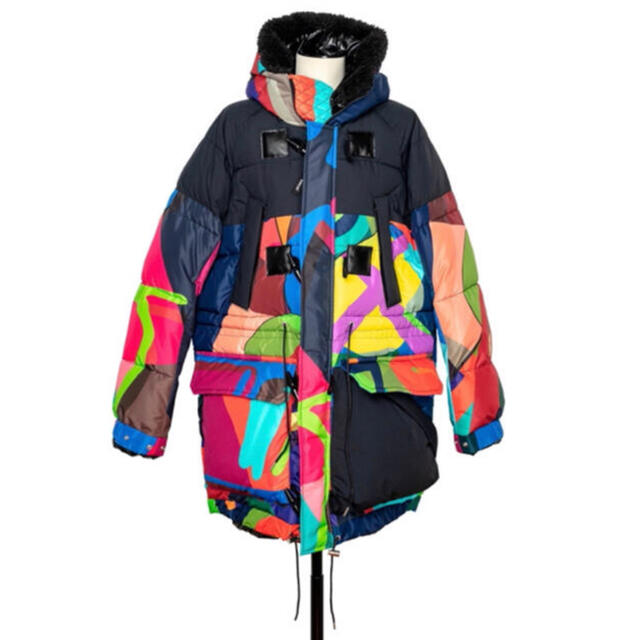 sacai(サカイ)のsacai×KAWS Padded Blouson サイズ2 メンズのジャケット/アウター(ダウンジャケット)の商品写真