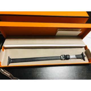 エルメス(Hermes)の未使用　Apple Watch エルメス　ベルト　ブラック　黒　40(その他)