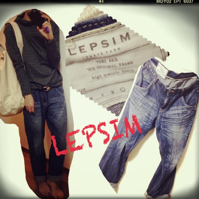 LEPSIM(レプシィム)のLEPSIM/ボーイフレンドデニム レディースのパンツ(デニム/ジーンズ)の商品写真