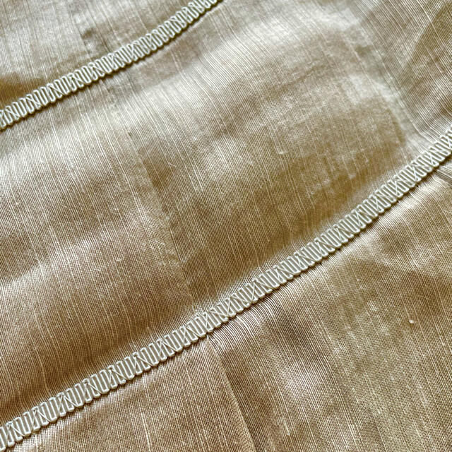 MELROSE(メルローズ)のライトリネンスカート レディースのスカート(ひざ丈スカート)の商品写真