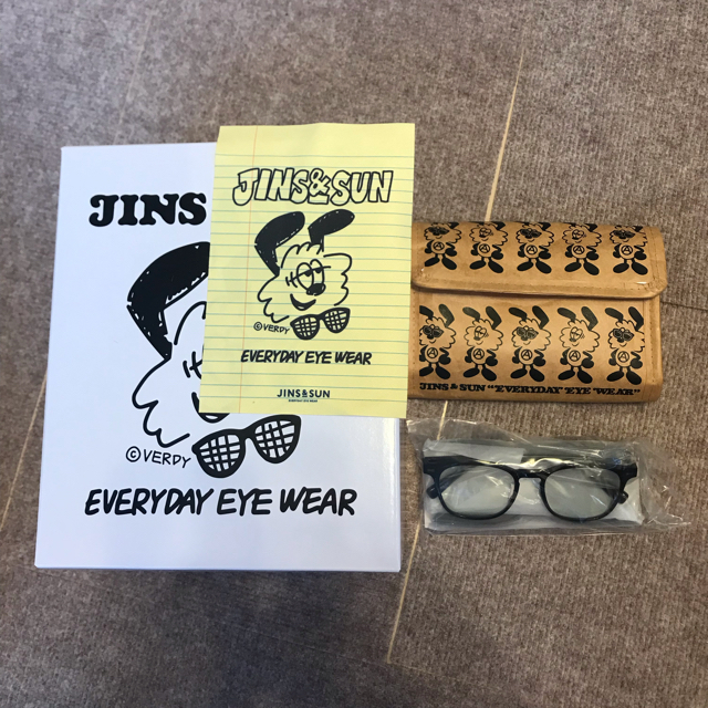 JINS(ジンズ)のjins verdy 限定　セット メンズのファッション小物(サングラス/メガネ)の商品写真