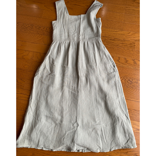 TRUNK(トランク)のtrunc88  Double Gauze Dress グリーン レディースのワンピース(ロングワンピース/マキシワンピース)の商品写真