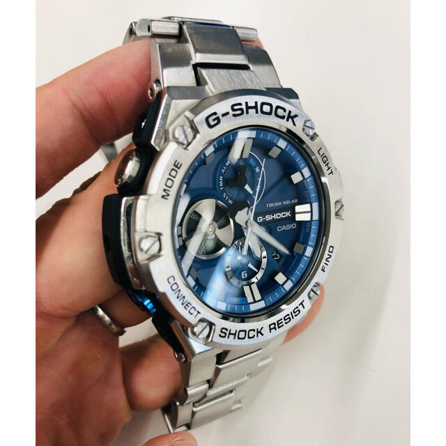 G-SHOCK(ジーショック)のG-SHOCK　Ｇ-STEEL 　Blue　文字盤　青　ジースチール メンズの時計(腕時計(アナログ))の商品写真