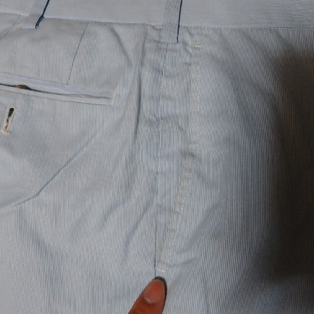 UNIQLO(ユニクロ)の【最終値下げ！】ユニクロ　メンズ　スラックス　ライトブルー メンズのパンツ(スラックス)の商品写真