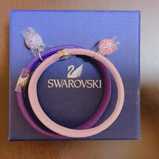 スワロフスキー(SWAROVSKI)のスワロフスキー ヘアゴム2本セット(ヘアゴム/シュシュ)