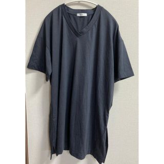 ニコアンド(niko and...)のnico and… スリット入りロングTシャツカットソー(ひざ丈ワンピース)