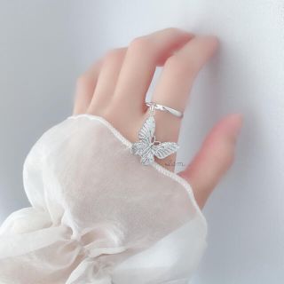 7/22新作＊ silver butterfly ring(リング)