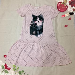 エイチアンドエム(H&M)のネコちゃんワンピース(ワンピース)