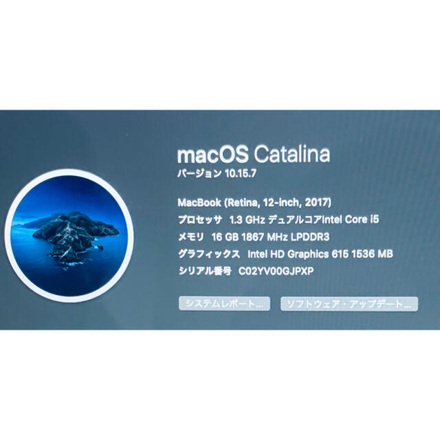 Mac (Apple)(マック)のMacBook12インチ/2017/i5/16GB/256GB/ゴールド スマホ/家電/カメラのPC/タブレット(ノートPC)の商品写真