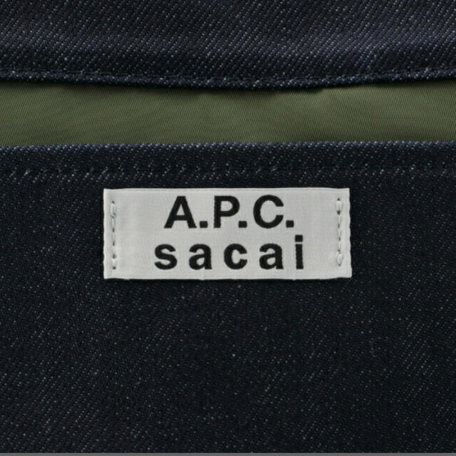 【新品未使用】【A.P.C. × sacai】リバーシブルトートバッグ　カーキ 7