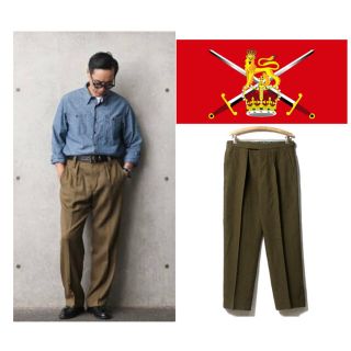 コモリ(COMOLI)の【BRITISH ARMY】"No2" Dress Pants(スラックス)